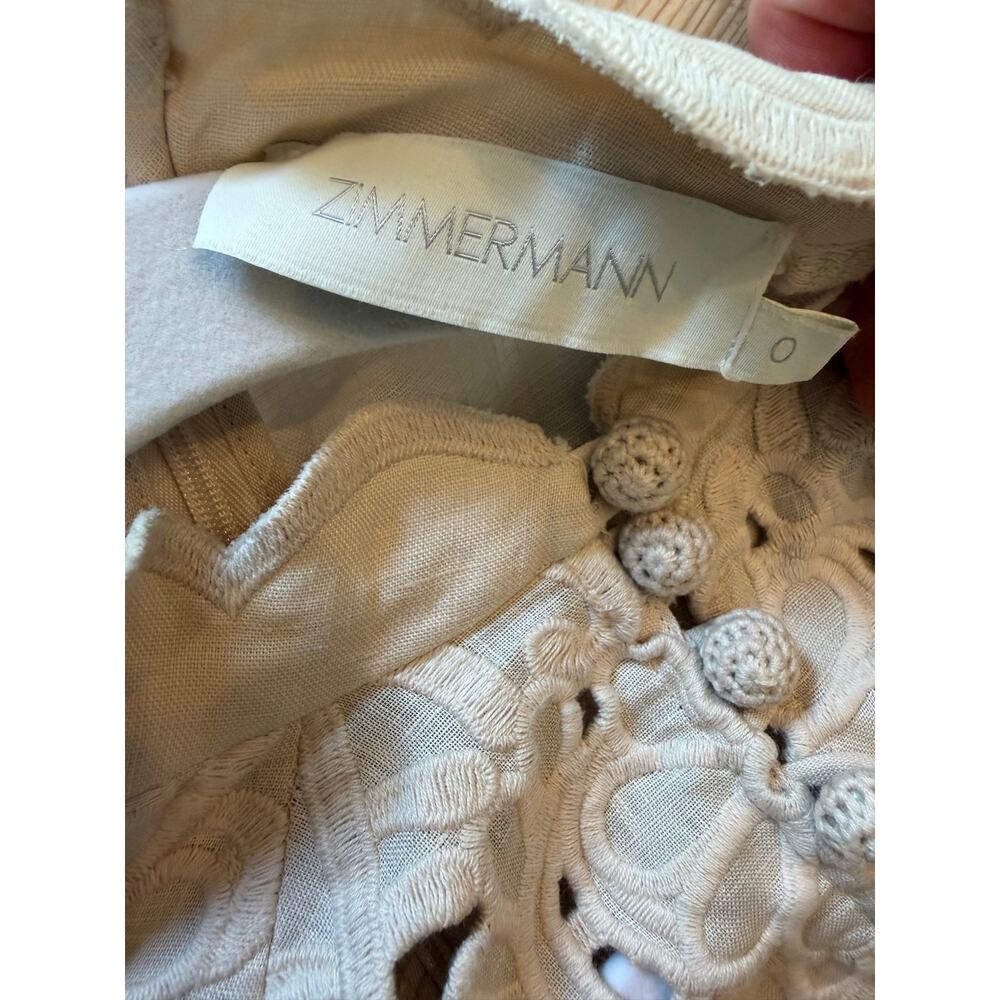 Zimmermann Multi Broderie Anglaise Linen Midi Dress Cream
Excellent - Picture 5 of 5